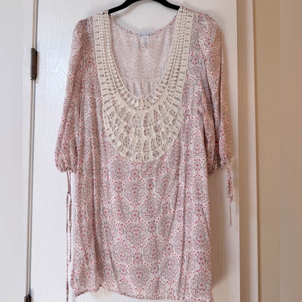 Eberjey tunic dress pink size S/M